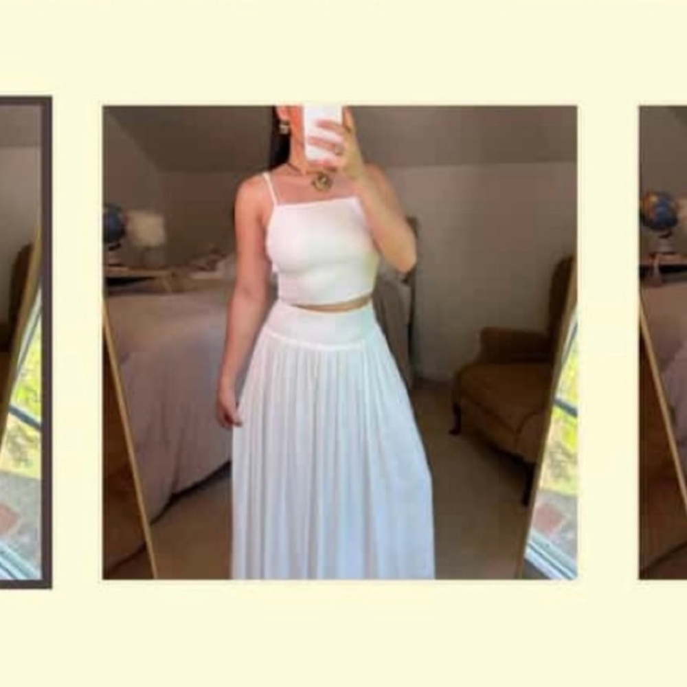 White Maxi Skirt